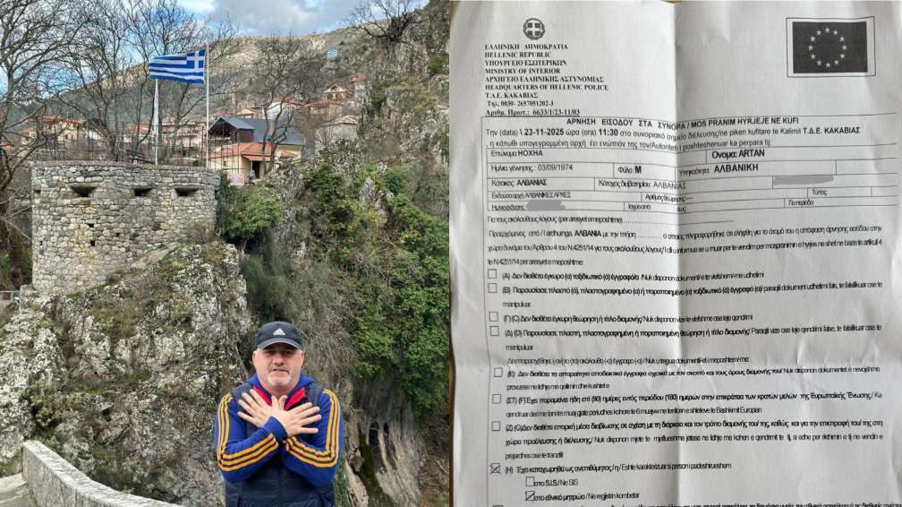 Μπλόκο στην Κακαβιά: Αλβανός δημοσιογράφος κηρύχθηκε «persona non grata» για ανθελληνικές του ενέργειες